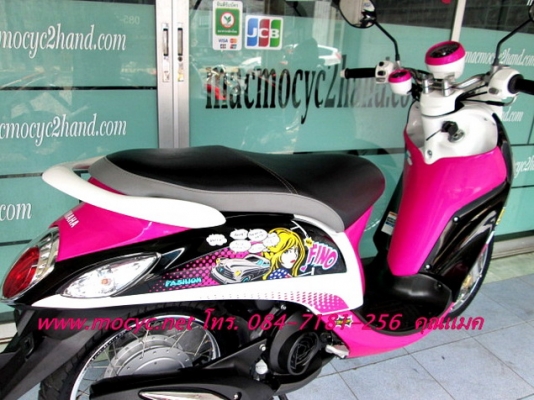 Fino i ชมพูดำขาว รถเดือน ก.ค. ปี 56 ไมล์ 4179 โล รุ่นใหม่ล่าสุด ราคาโปรโมชั่น  28900