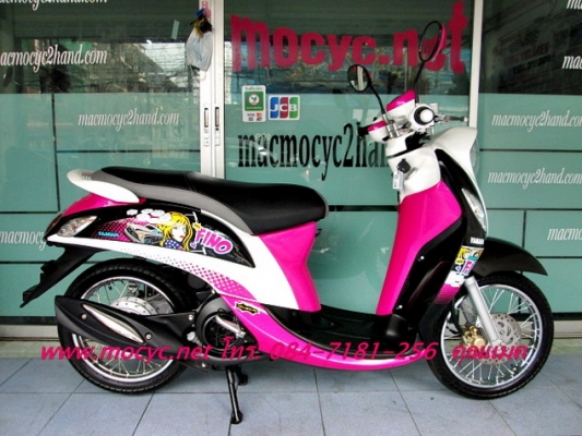 Fino i ชมพูดำขาว รถเดือน ก.ค. ปี 56 ไมล์ 4179 โล รุ่นใหม่ล่าสุด ราคาโปรโมชั่น  28900