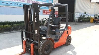 ขายด่วน!!! รถฟอล์คลิฟท์ TOYOTA 02-8FGL20 ซีเรียล 8FGL25-31835  ราคาพิเศษ นำเข้าจากญี่ปุ่น