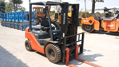 ขายด่วน!!! รถฟอล์คลิฟท์ TOYOTA 02-8FGL20 ซีเรียล 8FGL25-31835  ราคาพิเศษ นำเข้าจากญี่ปุ่น
