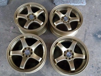 แม็กมือสองขอบ17 force GTR-05  ขอบ17 4รู100/114 กว้าง7.5 ออฟ40