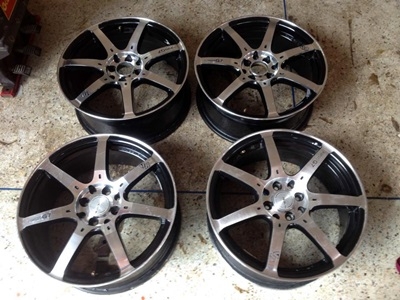 แม็กมือสองขอบ17 Forged G7 ขอบ17  กว้าง7.5 4รู100/114