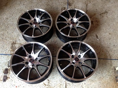 แม็กมือสองขอบ15 Yachiyoda ขอบ15 ลายCE28 กว้าง6.5 ออฟ38 4รู100