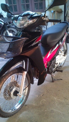 Honda wave 110i ดำแดงบังลมใหญ่ ดิสฯหน้า ปี54 เครื่องดีวิ่งน้อย