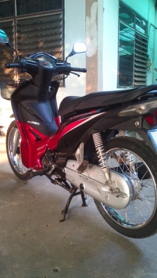 Honda wave 110i ดำแดงบังลมใหญ่ ดิสฯหน้า ปี54 เครื่องดีวิ่งน้อย