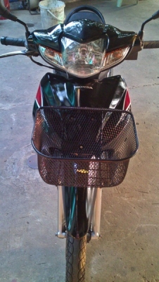 Honda wave 110i ดำแดงบังลมใหญ่ ดิสฯหน้า ปี54 เครื่องดีวิ่งน้อย