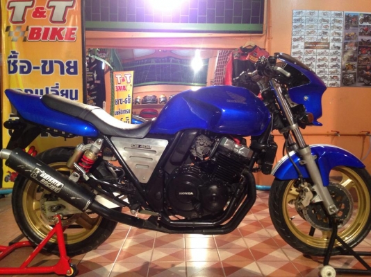 ต้ำพระราม2 ขาย HONDA CB400ปี97 อินวอย สรรพสามิต แท้ๆ รถสีสวยศูนย์ตรงดีครับปล่อยมือได้ ระบบไฟใช้ได้ครบ