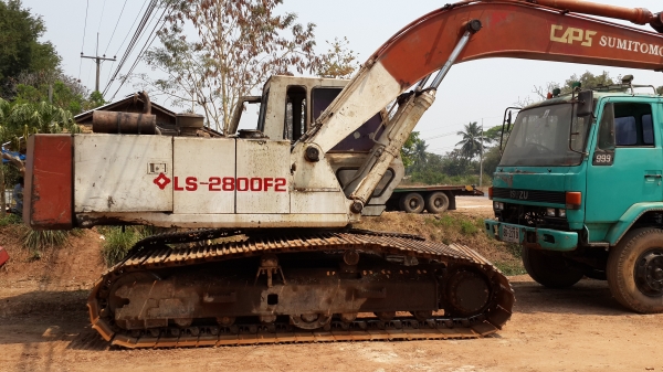 ขายด่วนแบคโฮ200 SUMITOMO 2800F2 เอกสารใบแจ้งจำหน่ายสภาพพร้อมใช้ราคาถูกโทร0843923995