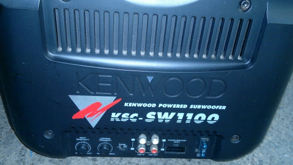 ลำโพง BaZuKa Kenwood KSC-SW1100 สภาพสวยครับ