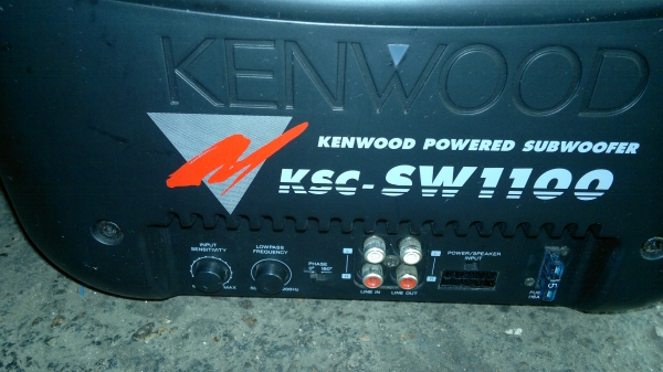 ลำโพง BaZuKa Kenwood KSC-SW1100 สภาพสวยครับ