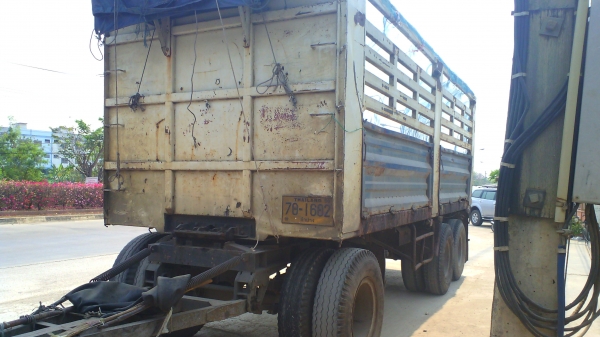 ์รถบรรทุก NISSAN CW41M รถปี 33 แม่ลูก ลูกพ่วง 3 คาน มีทะเบียนครบ ชอบราคาเท่าไรต่อรองได้ครับ