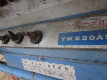 ขาย- เครื่องเชื่อมพร้อมปั่นไฟ YANMAR: YW230AS เครื่องยนต์ดีเซล มือสองเก่าญี่ปุ่น