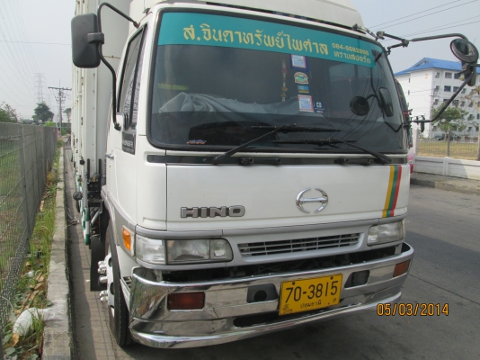 HINO-รถประกอบ-เครื่องHO7D-195.ตู้10ไม่มัเสากลาง-7,20เมตร..ราคา590.000บ