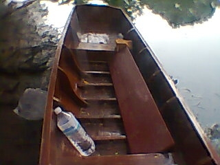 ขายเรืออีแปะไม้สักทองยาว 7 ศอก กว้าง 77 cm  ราคา 9,500 บาท