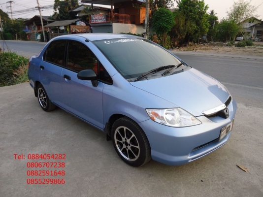 ขาย Honda City แมงสาป ปี 46 สีฟ้า เกียร์ออโต้ ราคา 225,000 บาท ++++++++