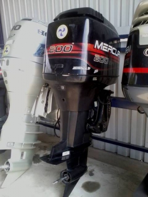 ขายเครื่องยนต์เรือ Mercury 200EFI มือสองจากญี่ปุ่น