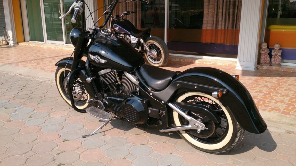 Vulcan Classic 400 แต่ง Fat Boy ทั้งคันดุๆ หล่อๆ มีคลิปเสียงให้ฟัง Vulcan Classic 400 แต่ง Fat Boy ทั้งคันดุๆ หล่อๆ มีคลิปเสียงให้ฟัง