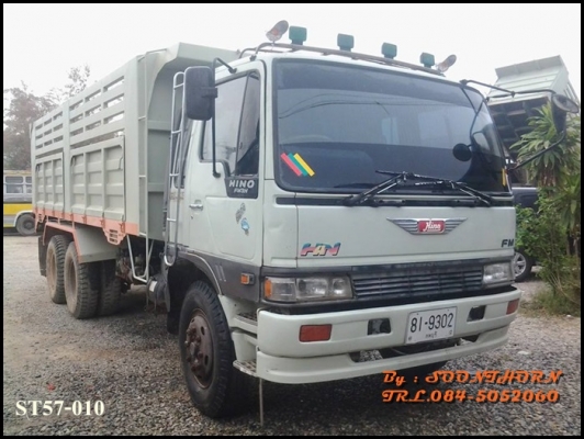 ขายด่วน รถบรรทุก 10 ล้อ HINO FM3H  195 แรง 2 เพลา ดั้ม รถเดิมๆออกห้าง มือเดียว พร้อมใช้งาน ราคาสุดคุ้ม