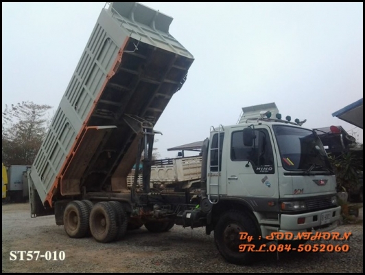 ขายด่วน รถบรรทุก 10 ล้อ HINO FM3H  195 แรง 2 เพลา ดั้ม รถเดิมๆออกห้าง มือเดียว พร้อมใช้งาน ราคาสุดคุ้ม