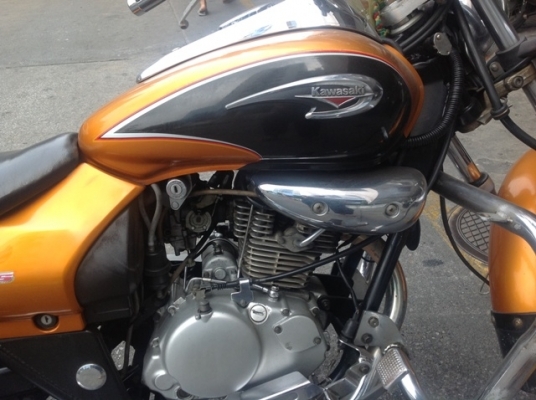 ขาย kawasaki boss 175 สีเหลือง