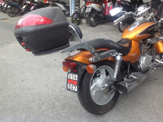 ขาย kawasaki boss 175 สีเหลือง
