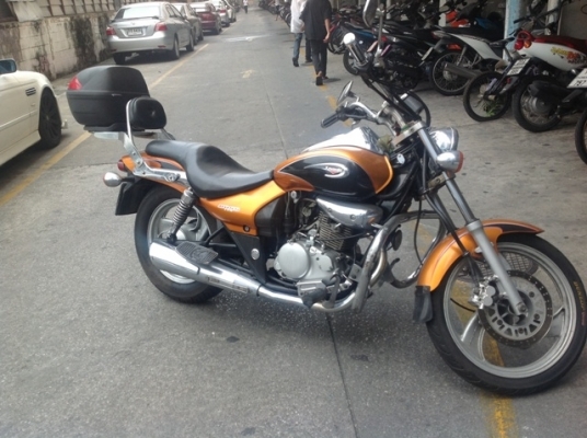 ขาย kawasaki boss 175 สีเหลือง