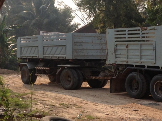 ลูกพ่วงดัมพ์  3 มิตร 2 เพลา