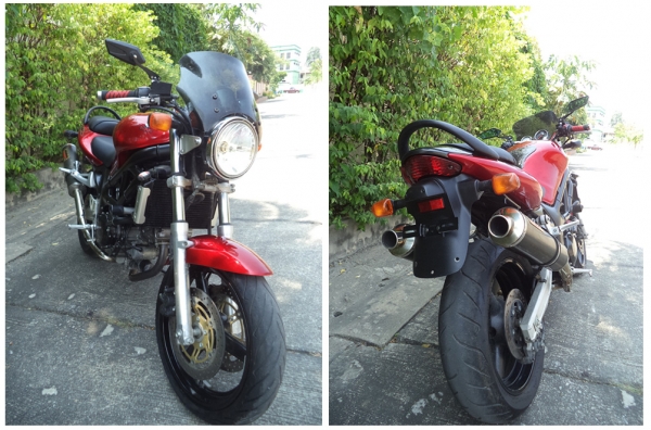 --------------  คนดีขี่ฮอนด้า คนบ้าขี่ Suzuki SV400 ปี2002 --------------
