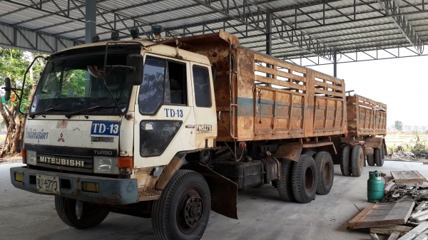 ขายด่วนไอ้หลงโบสองเพลาดั้มแม่ลูกสภาพราคาถูกสุดๆFN527MTF-3245โทร0801515451