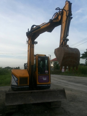 แบคโฮ CAT 308(เท่าPC80)มีแอร์ เก่านอก สภาพพร้อมใช้งาน