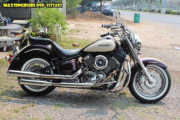 แม็กสิงห์บุรี//YAMAHA DRAGSTAR 1100 CLASSIC สภาพสวยสุดๆ ของแต่งเพียบ เสียสรรพาสมิตรแล้ว 189000
