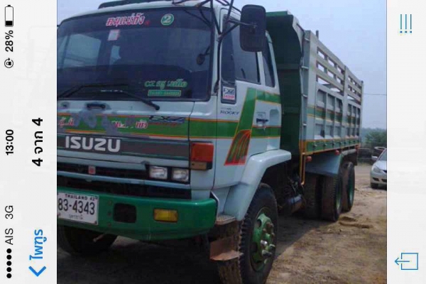 10ล้อดั้ม ISUZU ROCK 240 นางฟ้าแท้ ดั้มเหล็กทั่วไป