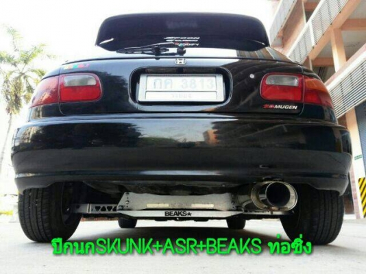 ขายCIVIC EG เครื่องB16A TECใหญ่ เกียรMT ภายในตัวนอก ค้ำล่างBEAKS  ล้อENKAI