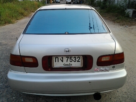 ขายรถยนต์ ปี93 ฮอนด้า ซีวิค รุ่นเตารีด เครื่อง1600cc.หัวฉีด B16A วีเทคใหญ่ ฝาแดง เกียร์ออโต้ พวงมาลัยเพาเวอร์ กระจกไฟฟ้า ล้อแม็ก รถขับดี ช่วงล่างดี