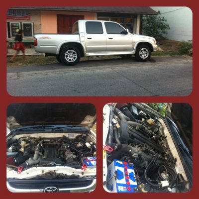 ขายโตโยต้า ไทเกอร์ กะบะ 4 ประตู 1JZ-GTE แก๊สหัวฉีด ปี 2004