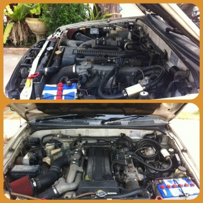 ขายโตโยต้า ไทเกอร์ กะบะ 4 ประตู 1JZ-GTE แก๊สหัวฉีด ปี 2004