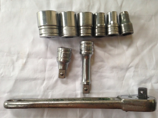 ด้ามฟรี snapon+ลูกล๊อค SAE 1/2 made in USA ด้ามฟรี snapon+ลูกล๊อค SAE 1/2 made in USA