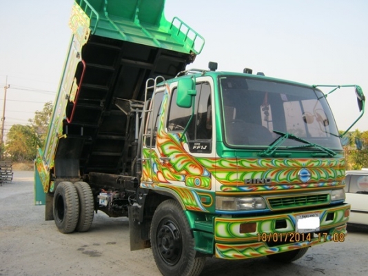 ขายรถบรรทุกหกล้อดั้มฮีโน่FF1J รถห้าง เครื่อง JO8C- 220 เเรงม้า เครื่องแน่นดี เฟื่องท้ายใหญ่ ZM หรือเ