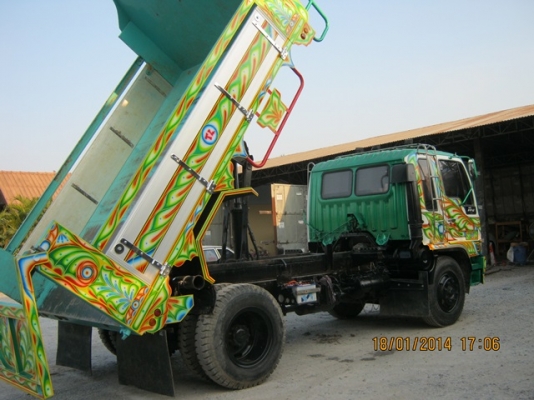 ขายรถบรรทุกหกล้อดั้มฮีโน่FF1J รถห้าง เครื่อง JO8C- 220 เเรงม้า เครื่องแน่นดี เฟื่องท้ายใหญ่ ZM หรือเ