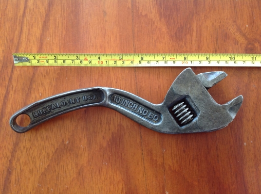 ขายประแจโบราณ BUFFALO NY 10" NO.80 ( ตัวที่ 1)