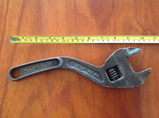 ขายประแจโบราณ BUFFALO NY 10" NO.80 (ตัวที่ 2)