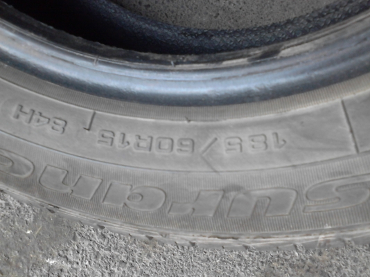 185/60R15 GOODYEAR มี 2 เส้น  TEL.081-427-3941