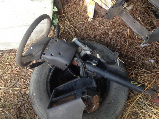 คอพวงมาลัย ประตู1คู่มีกระจก