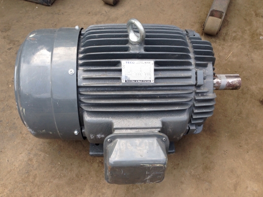 ขายมอเตอร์ TECO 25 HP. 380 V 1450 RPM. สภาพของใหม่ ไม่เคยใช้งาน แกะออกจากลังครับ