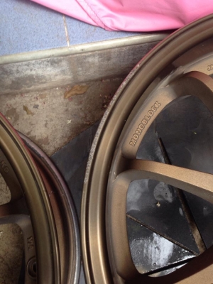 ขายล้อ CE28 ขอบ17 4/100  สีน้ำตาล ขอบชา สวยๆ 1ชุดครับ