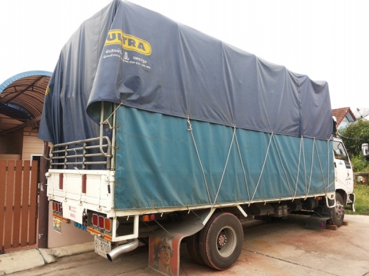 รถรับจ้างขนส่งสินค้า หกล้อ HINO กระบะคอกสูง  ยาว 5.5 ม.