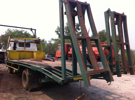 ทำสีใหม่สวยงามมาก HINO KM779 บรรทุกท้ายลาด-หางไฮโดรลิค เครื่อง WO4D-117แรงม้า ช่วงล่างใหญ่ F สภาพพร้อมใช้ ราคาต่อรอง ทะเบียนพร้อมโอน