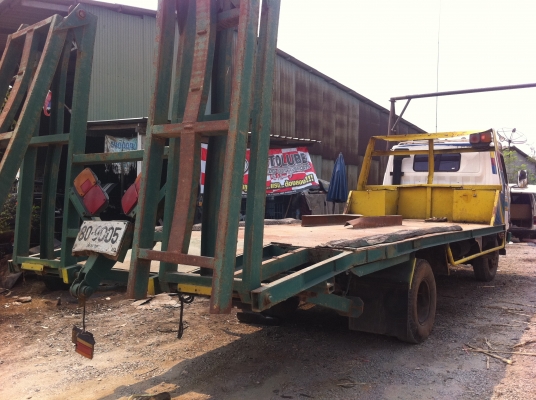 ทำสีใหม่สวยงามมาก HINO KM779 บรรทุกท้ายลาด-หางไฮโดรลิค เครื่อง WO4D-117แรงม้า ช่วงล่างใหญ่ F สภาพพร้อมใช้ ราคาต่อรอง ทะเบียนพร้อมโอน