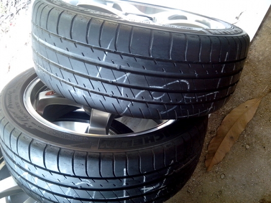 ขายแม็กเลนโซ่โปรเจ็กดีขอบ17ครบชุด+ยางมิชลินยังไม่ใด้ขายนะครับ