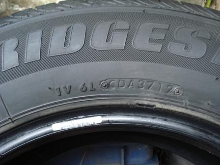 ขายยาง BRIDGESTONE DURAVIS 205-70-15 ปี12 1คู่